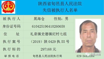 旬邑县公布2019年第一期失信人员名单 重点涉及融资性担保违约